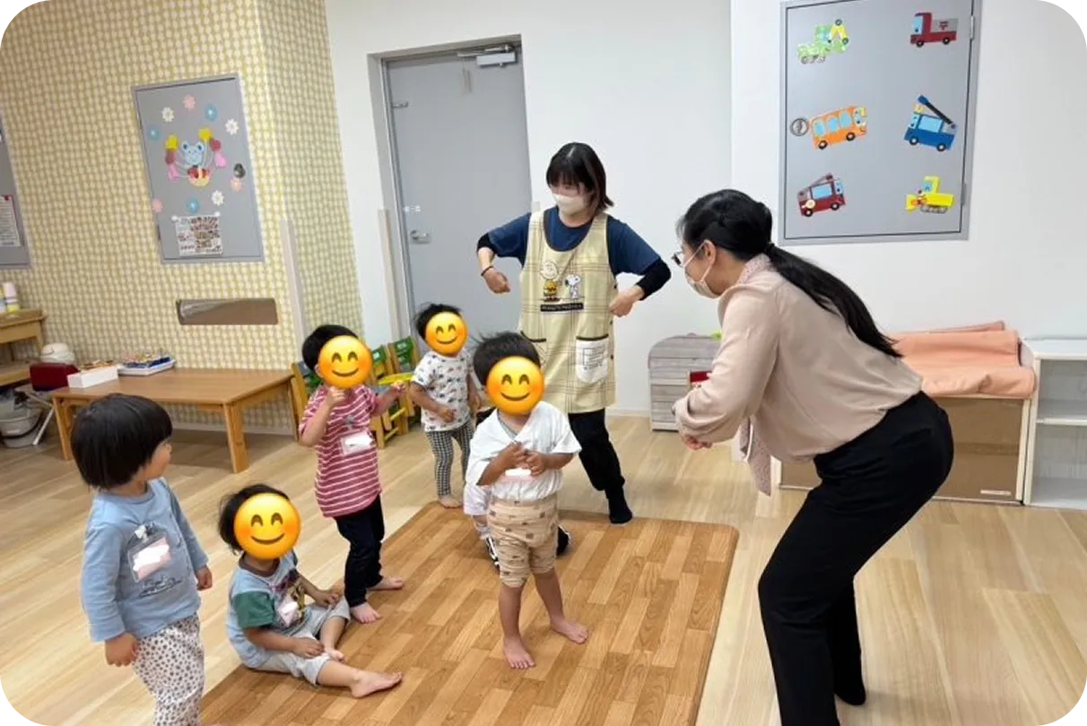 スクルドエンジェル保育園の保育風景