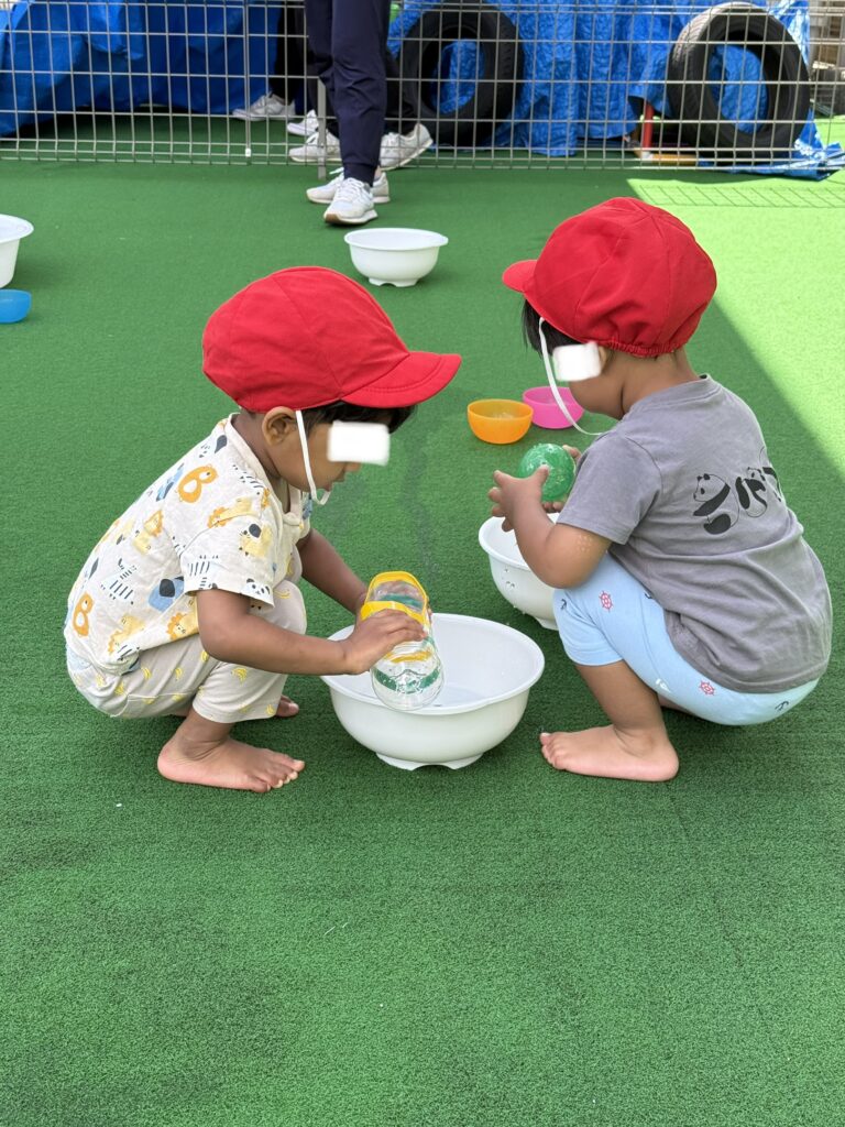 水遊び