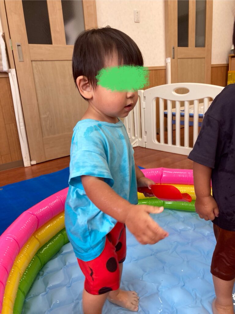 水遊び