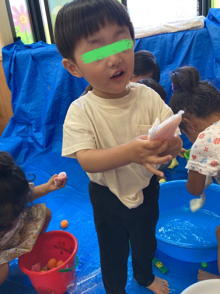 水あそび