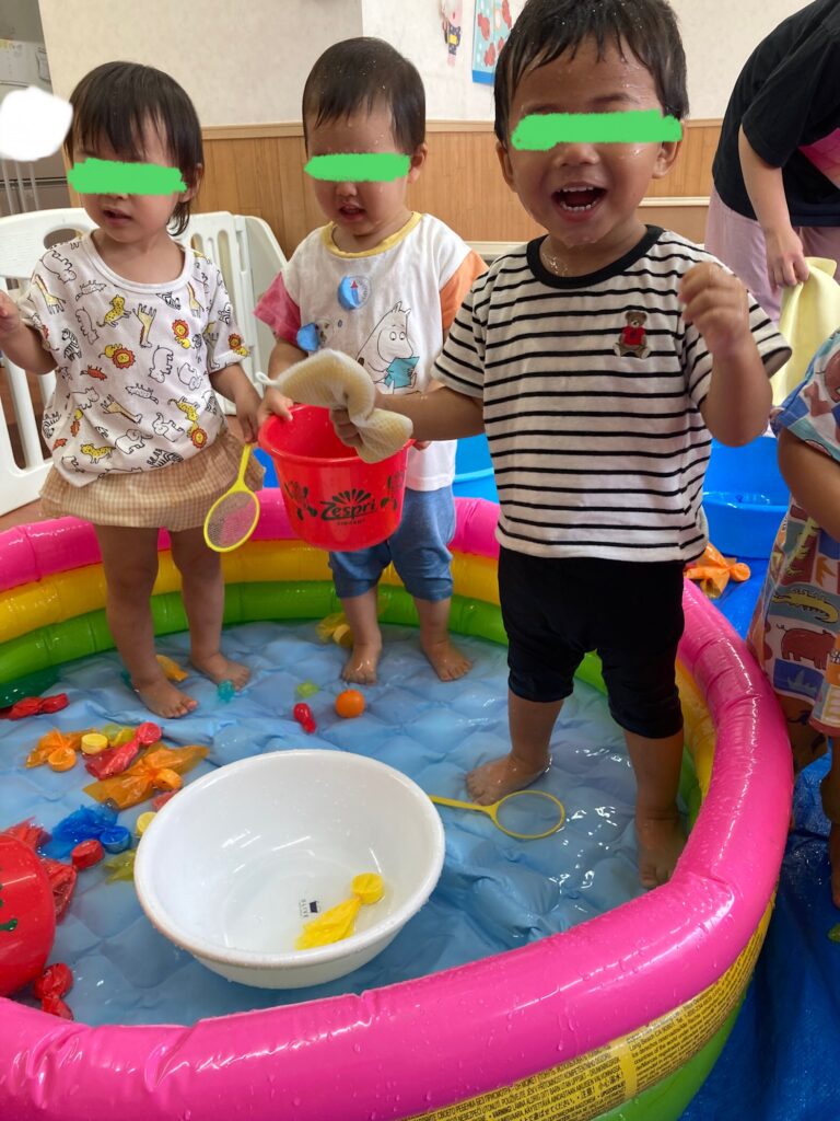 水遊び