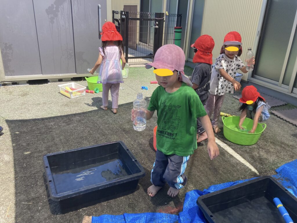 水遊び