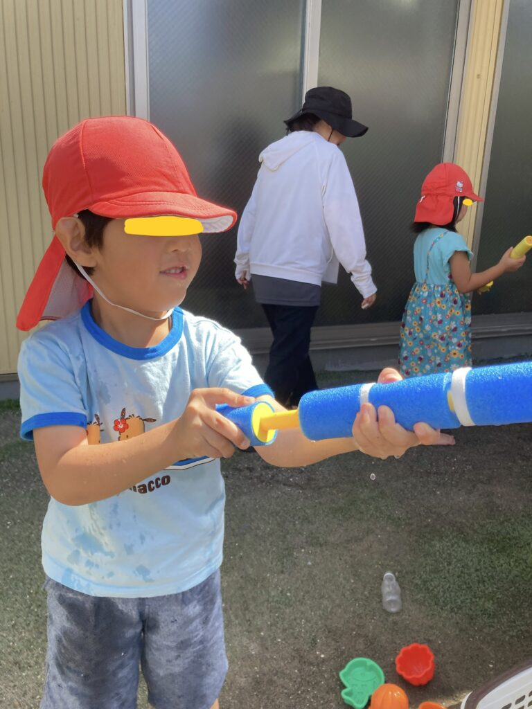 水遊び最高！