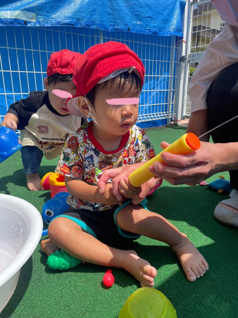 水遊び