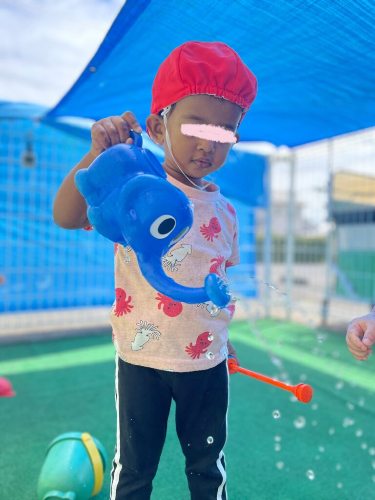 水遊び
